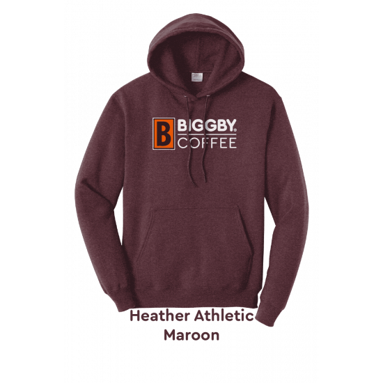 Core Fleece Pullover Hooded Sweatshirt - Full Front Logo